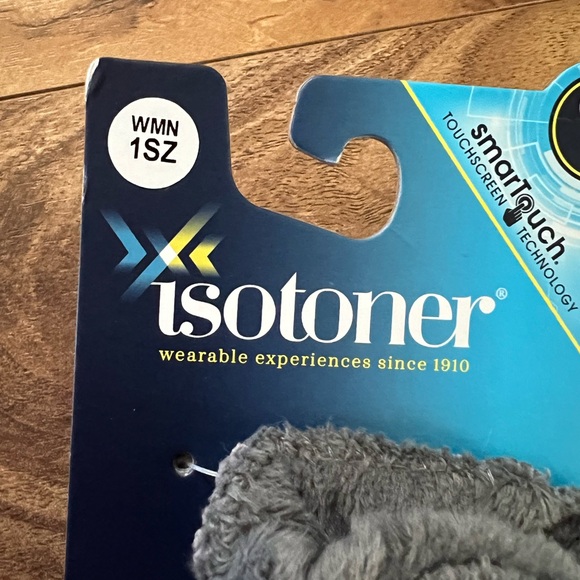 Isotoner Women’s Charcoal SmartTouch Gloves - Picture 5 of 5